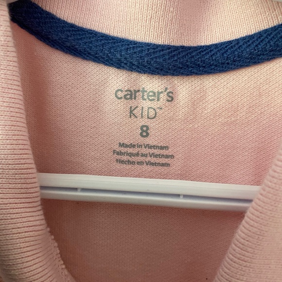 Light pink polo, size 8 - Picture 3 of 3